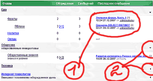 скриншот форума